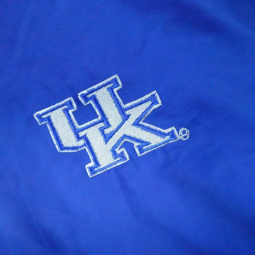 VTG Kentucky Wildcats Jacket Mens XL Blue NCAA Basketball Bomber Coat 90s Y2K